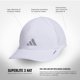 thumbnail image 2 of Gorra adidas Superlite para mujer blanco/plateado metalizado, 2 of 6