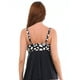 thumbnail image 2 of Tankini básico para embarazada estampado negro, 2 of 3