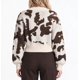 thumbnail image 2 of Cardigan Mujer Tejido Estampado Manchas Con Botones Joya cafe Talla Única, 2 of 2