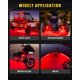 thumbnail image 3 of Tira de luces LED YM E-Bright de 30 cm a prueba de agua para coche, color rojo x4, 3 of 6
