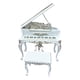 thumbnail image 5 of 1/12 Modelo De Piano En Miniatura Con Adorno De Taburete Para Decoración De Dormitorio Blanco, 5 of 5