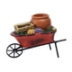 thumbnail image 3 of Creative Cart Flower Pot Do Old Durable Para El Patio Al Aire Libre Adorno Maceta Roja, 3 of 5