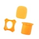 thumbnail image 5 of Soporte De La Manga Del Fondo De La Cubierta De La Esponja Micrófona Para La Actuación En Vivo Del Habla Naranja, 5 of 5