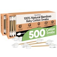 Hisopos Para Orejas De Bambú Ibambo, 100% Algodón Orgánico, Paquete De 500