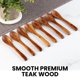 thumbnail image 4 of Juego de 8 cucharas para miel de madera de teca Zulay Kitchen, 4 of 7
