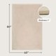 thumbnail image 3 of Tapete para Piso Hakuna Matte CloudSoft 60x80 cm Beige, 3 of 8