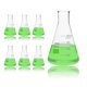 thumbnail image 1 of Set de termos Erlenmeyer de vidrio Utile, 500 ml, boca estrecha, 6 unidades, 1 of 8