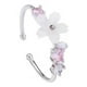 thumbnail image 5 of Conjunto Set Plata 925 Flor Cerezo Cherry Blossom Joya Amor plateado Talla única, 5 of 10
