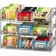 thumbnail image 1 of Organizador para guardar latas, artículos sencillos para el hogar, 3 niveles, cromado, 36 latas, 1 of 7