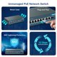 thumbnail image 5 of Conmutador Ethernet YuanLey de 8 puertos Gigabit PoE+ 1000 Mbps 120 W, 5 of 6