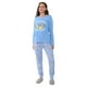 thumbnail image 1 of Pijama Mujer Largo Algodón Print Celeste Corona, 1 of 5