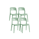 thumbnail image 1 of Pack 4 Sillas de Comedor Apilable Kentucky - Menta, 1 of 3