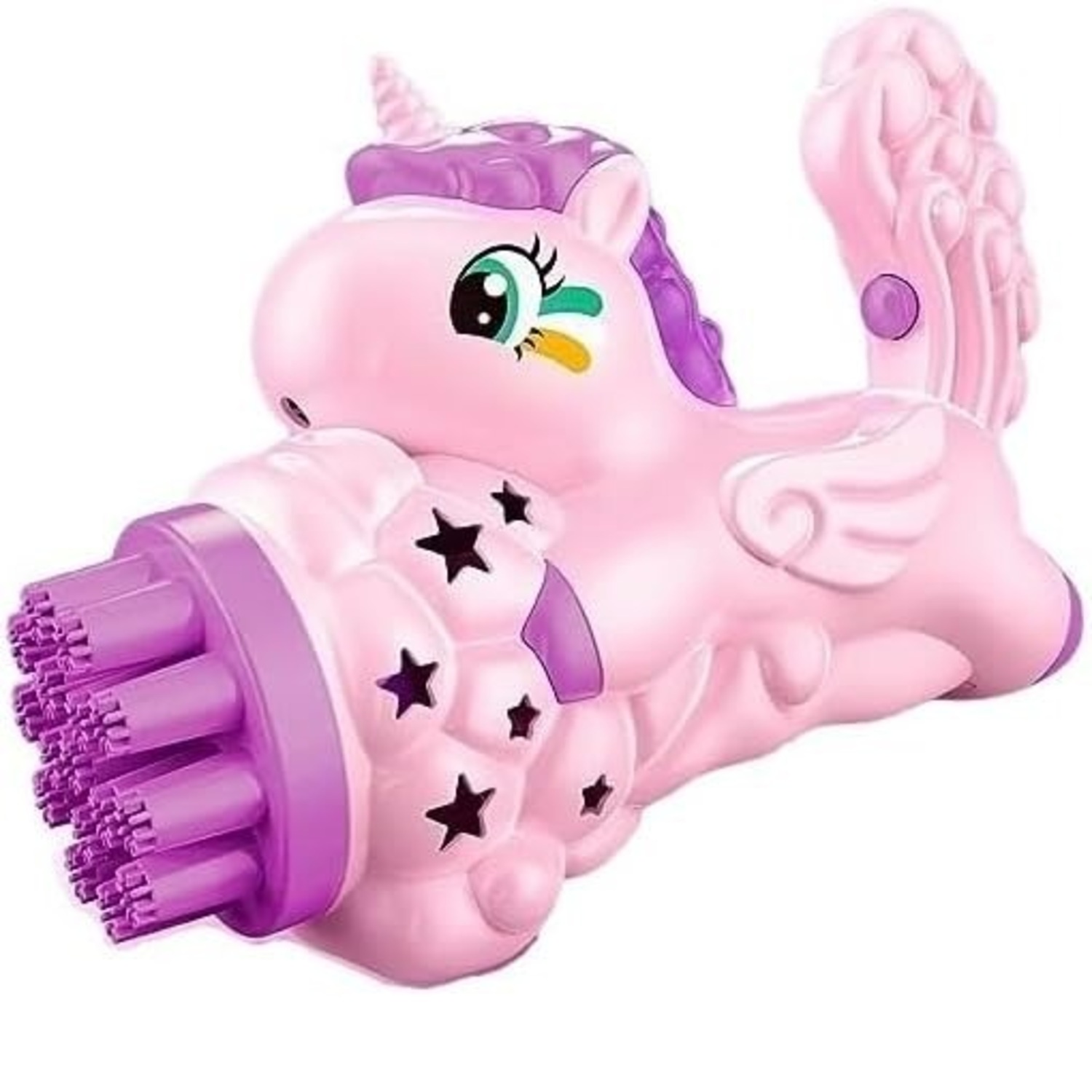 Genérico - Pack X 3 Juguete Unicornio Lanza Bujas 16 Tiros 2024