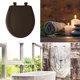 thumbnail image 3 of Asiento de inodoro Bemis Classic Colors, marrón espresso, cierre lento, 3 of 6