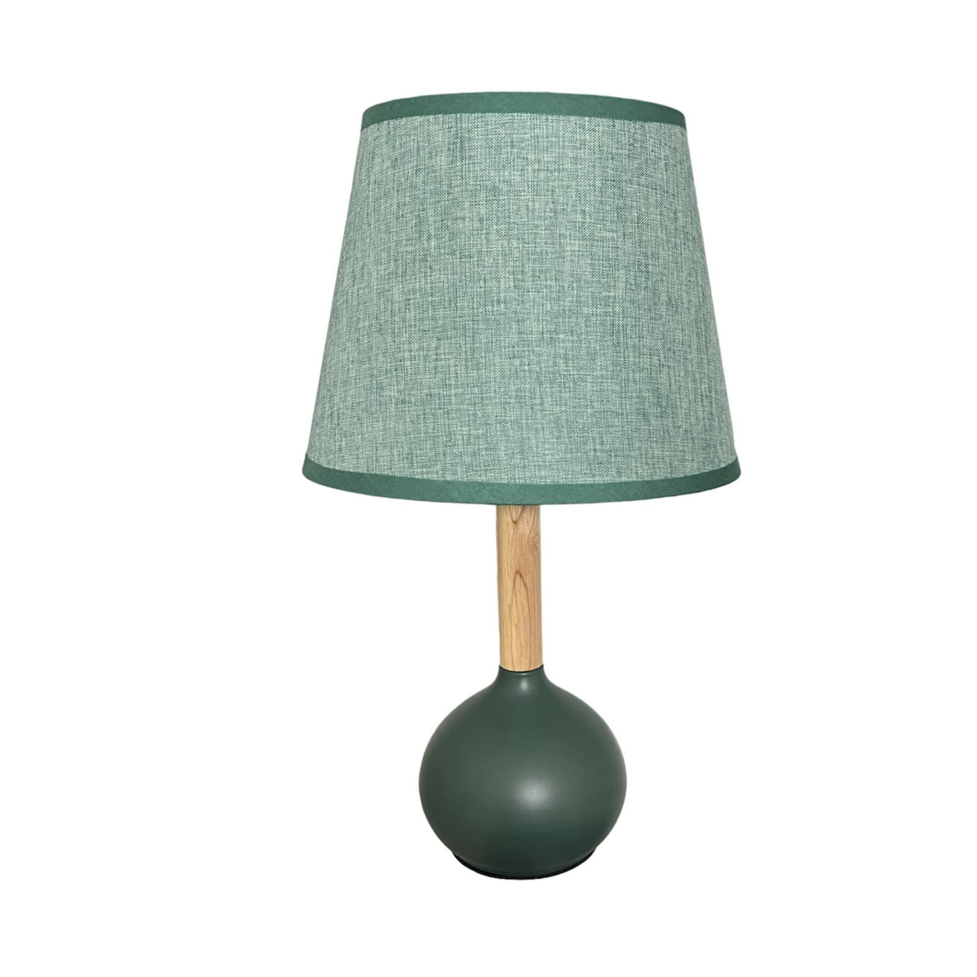 Oem - Lampara De Velador Lampara De Mesa Metal Madera Esfera V