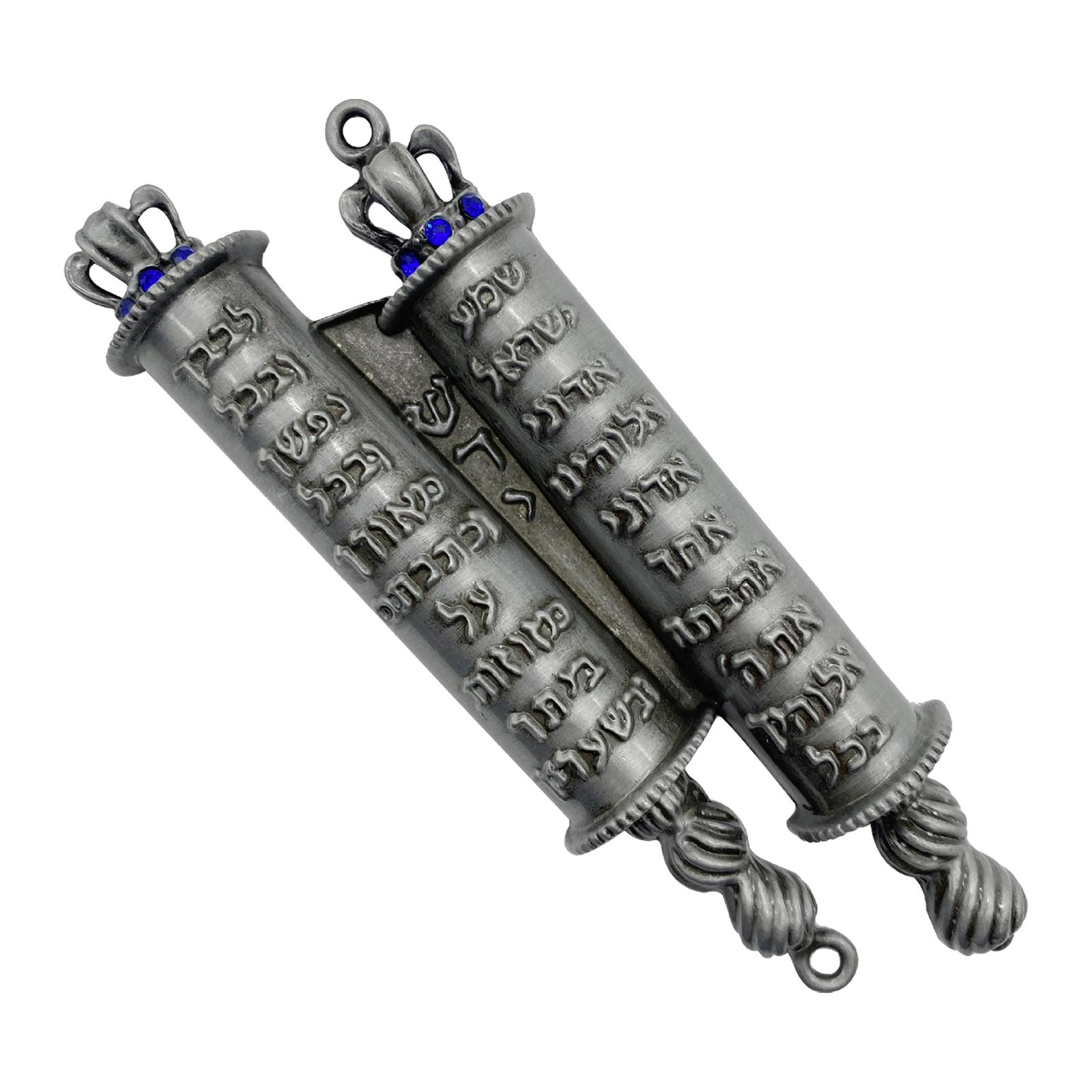 Bothyi - Mezuzah Scroll Puerta Decoración Adorno De Aleación Mezuzah Ornamento Bendición Del Hogar