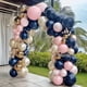 thumbnail image 2 of Kit con forma de arco para globos, feilebalon, azul marino, rosa y dorado, doble relleno, 2 of 8