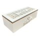 thumbnail image 1 of Caja De Té Mediana De Madera 3 Espacios Con Diseño Tea blanco, 1 of 2