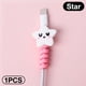 thumbnail image 1 of 1pc Cartoon Animal Cable Protector - Keep Your Charging Cable Safe & Secure with Creative Screw Type Design, 1 of 5