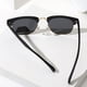 thumbnail image 3 of POLASUP GAFAS LENTES DE SOL Gafas de sol con montura negra y detalles dorados, estilo clásico, incluye estuche elegante, 3 of 6
