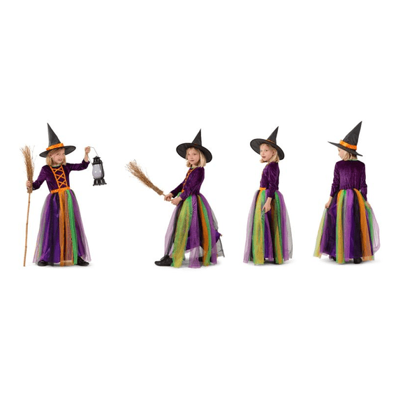 Disfraz Bruja Wilma Niña 128 cm