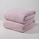 thumbnail image 1 of Xiao Hua Juego de 2 Toallas de Baño de Forro Polar coral de 27.6 X 55.12 Pulgadas, Adecuadas para Uso Diario en el Hogar por Adultos, con Fuerte Absorción de Agua, 350 G/㎡, Toalla de Baño con Patrón, 1 of 4