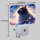 thumbnail image 5 of Luz nocturna Uiaoiais Gato en flores LED con sensor crepuscular, 5 of 7