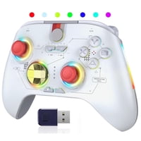 Controlador De Juego Inalámbrico Aaronmei Blanco