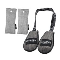 Ioensy - Guantes De Boxeo Desodorizadores Gear Para Boxeo Para Gimnasio Guantes De Hockey Hockey Costario De Toalla 75G Gray Sin Sabor