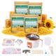 thumbnail image 1 of Kit para hacer velas WcoDusak de cera de abeja de 1.8 kg con derretidor digital de cera, 1 of 9