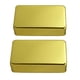 thumbnail image 3 of Cubierta de pastilla humbucker sellada de 2 paquetes para piezas de guitarra eléctrica dorada, 3 of 3