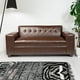 thumbnail image 3 of Sofa Dos Cuerpos Ecocuero Chocolate, 3 of 3