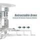 thumbnail image 4 of Soporte de techo para proyector WALI Universal Low Profile PM-002-W, 4 of 5