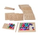 thumbnail image 4 of Juego De Cuentas Con Clip De Tablero De Madera Con Cuentas De 55 Colores Para Juego De Mesa Para Ni?o Y Ni?a, 4 of 5