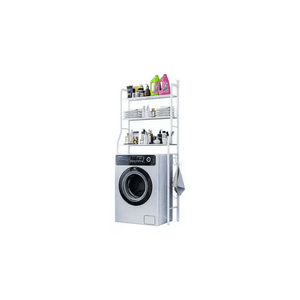 Genérico - Organizador Estante De Lavadora Baño Metalico Rack 3 Niveles