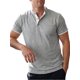 thumbnail image 1 of INSPIRE CHIC Camisetas Henley de Manga Corta para Hombre Camisetas Casuales con Ribete en Contraste L Gris Claro, 1 of 6
