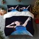 thumbnail image 1 of 3pcs IUJiEun Dreamy Dress Deep Emotion Printed Bedding Set, 1 of 1