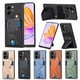 thumbnail image 1 of Funda Resistente para Honor 80 SE con Tarjetero y Soporte, Diseño Magnético Negro, 1 of 5