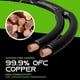 thumbnail image 4 of Cable De Altavoz 10 Awg Con Punta Tipo Banana Chapada En Oro 3 M, 4 of 7