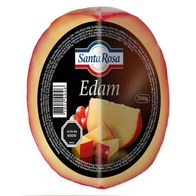 Queso Edam 200 G Santa Rosa