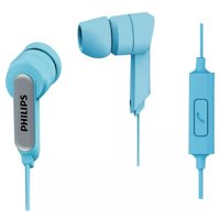 Philips - Audifonos Manos Libres Jack 3.5 Celeste She1405