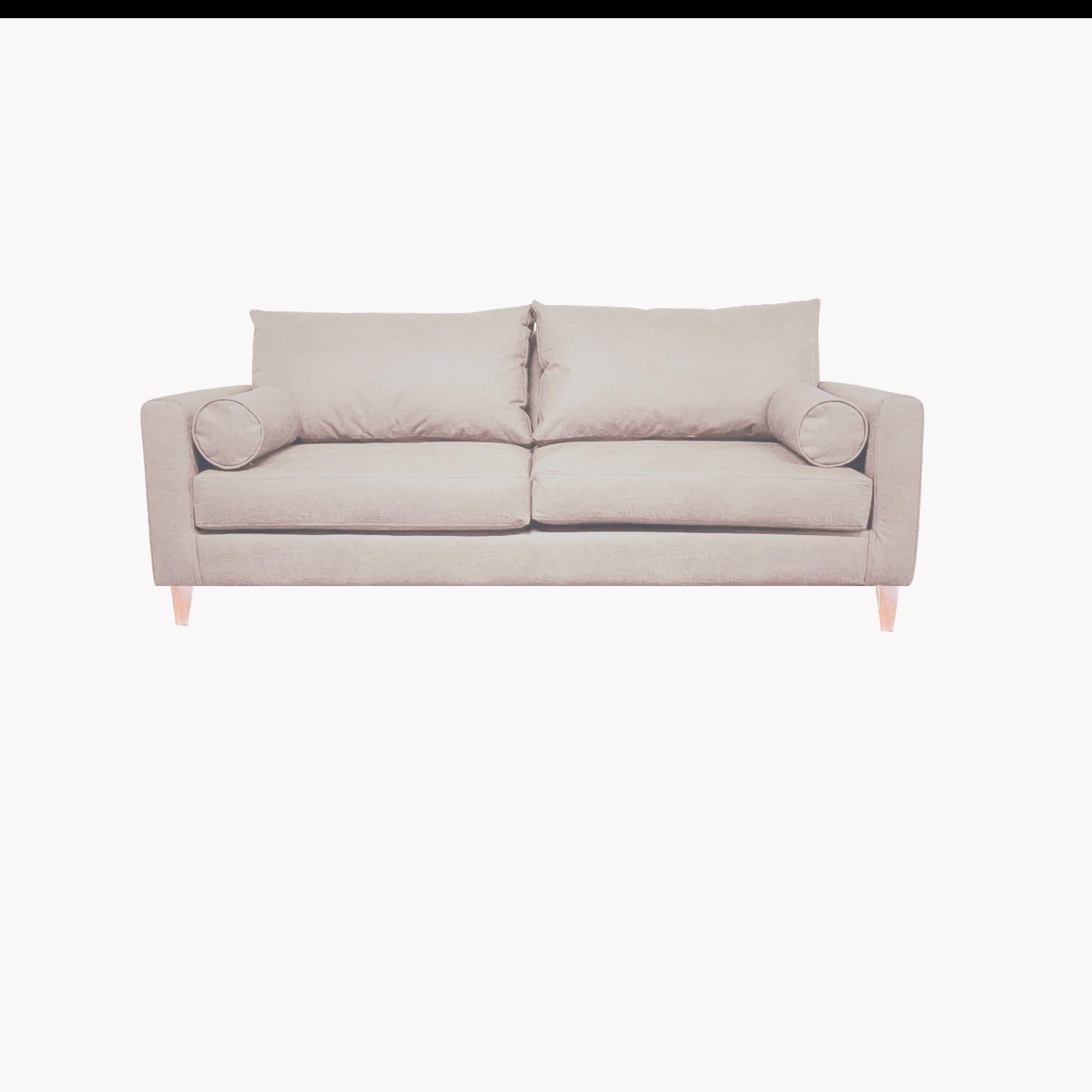 Induhome - Sofa Indu 2 Cuerpos Chenille Beige