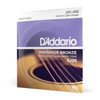 Set Cuerdas Guitarra Acústica 11-52 Ej26 Daddario