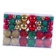thumbnail image 5 of 100 Piezas Adornos De Bolas De Navidad Decoración De Árbol De Navidad Para Corona Porche Invierno Rojo Dorado Y Verde, 5 of 5