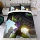 thumbnail image 4 of She-Hulk Conjunto de sábanas temático, trío de piezas, cómodo y amigable con la piel, diseño único, regalo de decoración para el hogar para familiares, amigos y fans,173cm *218cm, 4 of 6