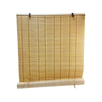 Genérico - Cortina Persiana Roller Enrollable Bambú 60X180 Cm