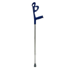 Maxcare - Bastón Muleta Codera Fija Europeo Azul Azul