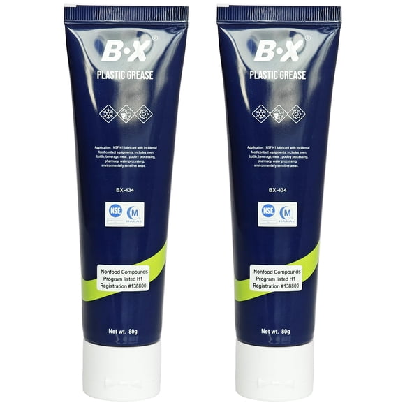 Grasa Bx Grado Alimenticio 80 G Resistente Al Agua Paquete De 2