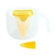 thumbnail image 1 of Taza Medidora De Filtro Boquilla De Vertido Duradera De 1 L Con Asa Tazón Medidor De Líquido Amarillo, 1 of 2