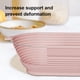 thumbnail image 3 of Cesta de silicona para fermentación de pan de masa madre, suministros para hornear pan de masa madre de 23 y 25 cm, kit de inicio para pan de masa madre, herramientas para hacer pan, juego de cestas d, 3 of 5